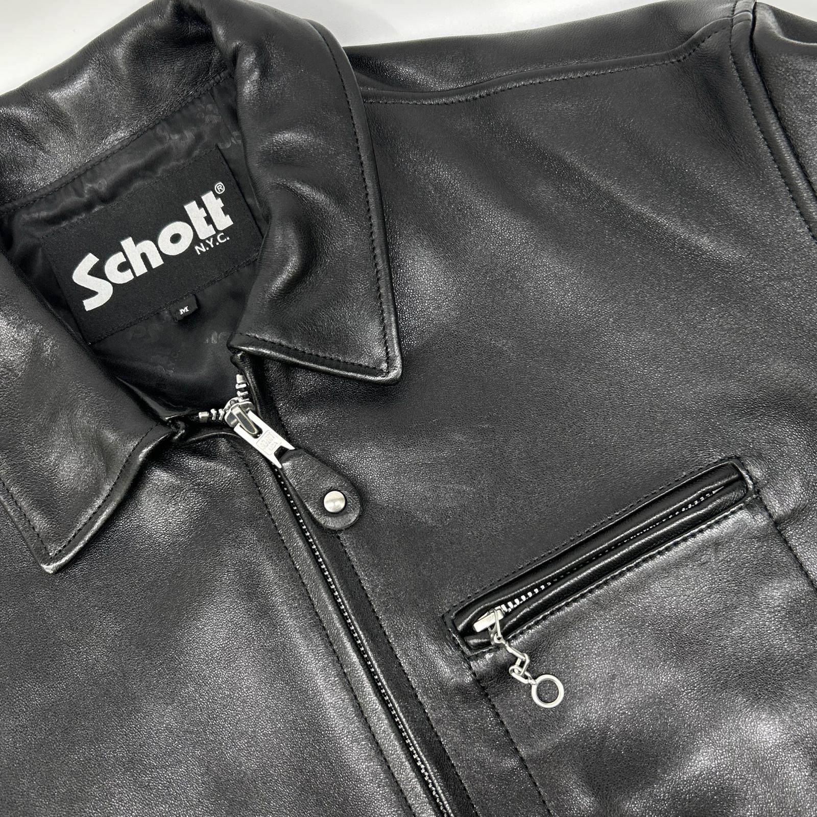 schott ショット 3121034 LEATHER TRACKER JACKET ジャケット