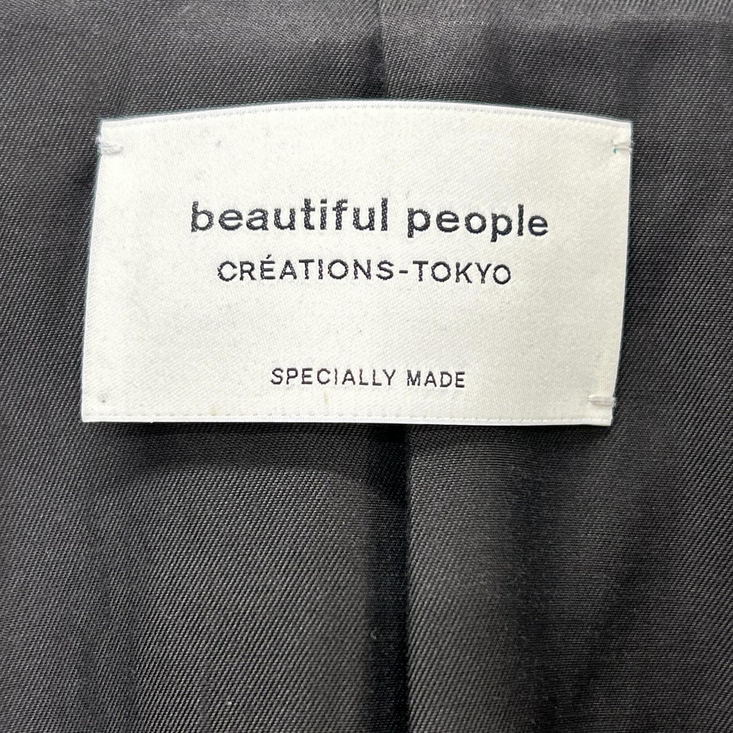 beautifulpeople ビューティフルピープル 1635402811 ヴィンテージラムレザー ダブルライダースジャケット ジャケット