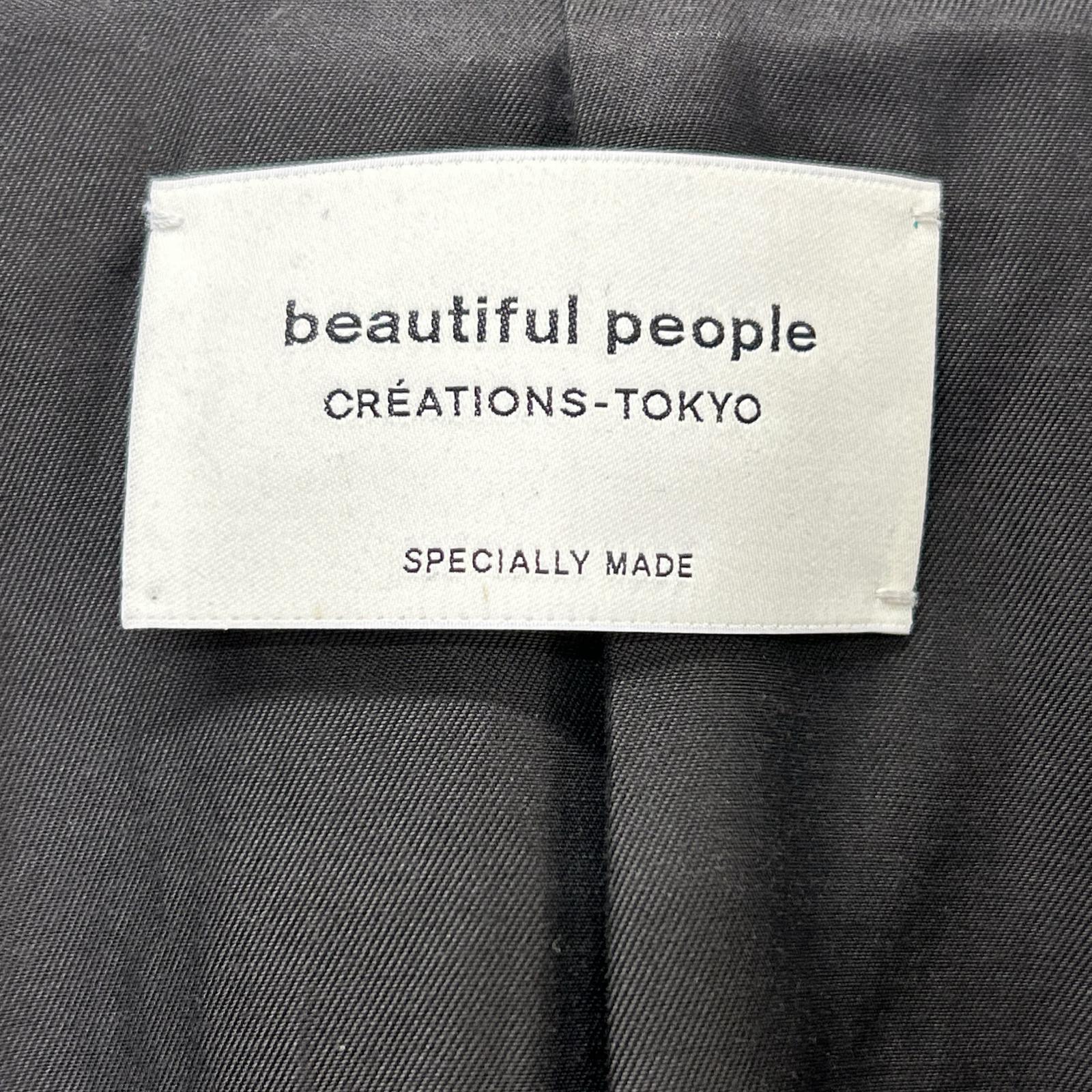 beautifulpeople ビューティフルピープル 1635402811 ヴィンテージラムレザー ダブルライダースジャケット ジャケット