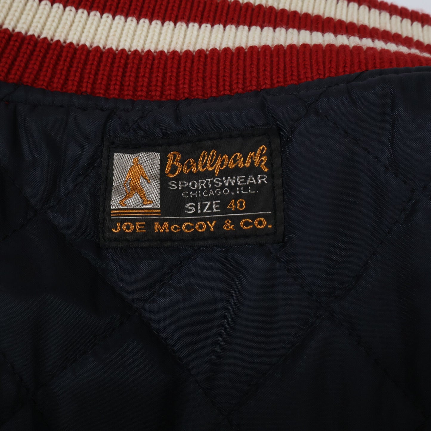 JOE MCCOY ジョーマッコイ 【美品】MJ18126 VARSITY JACKET BRUNSWICK アームレザー切替 スタジャン ジャケット