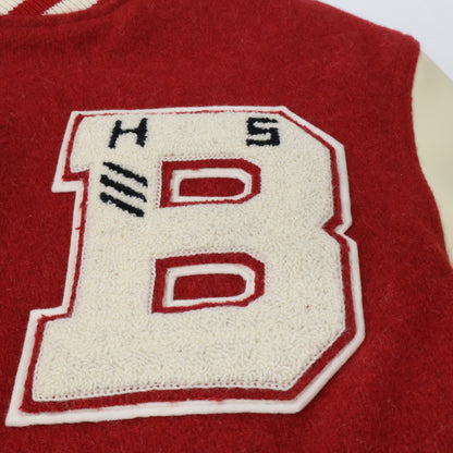 JOE MCCOY ジョーマッコイ 【美品】MJ18126 VARSITY JACKET BRUNSWICK アームレザー切替 スタジャン ジャケット