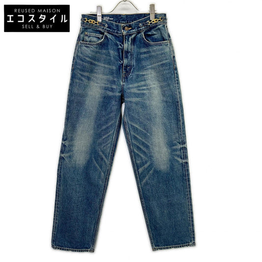 CELINE セリーヌ W_HR_014 N861 930F 07UW マカダム金具 マーガレットデニム ボトムス