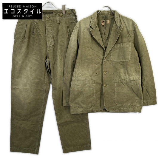 NIGEL CABOURN ナイジェルケーボン LYBRO カーキ ワークスーツセットアップ スーツ セットアップ