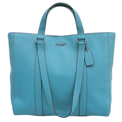 COACH コーチ 美品 ハドソン ダブル ハンドル トートバッグ レディース ブルーグリーン C8157 23年製 トートバッグ