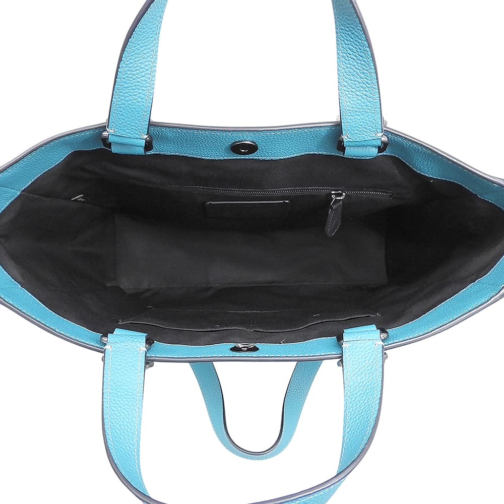COACH コーチ 美品 ハドソン ダブル ハンドル トートバッグ レディース ブルーグリーン C8157 23年製 トートバッグ
