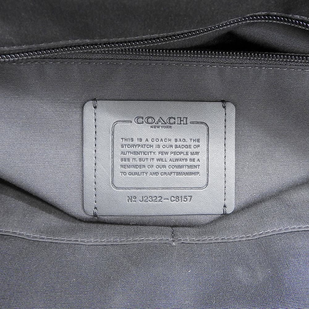 COACH コーチ 美品 ハドソン ダブル ハンドル トートバッグ レディース ブルーグリーン C8157 23年製 トートバッグ