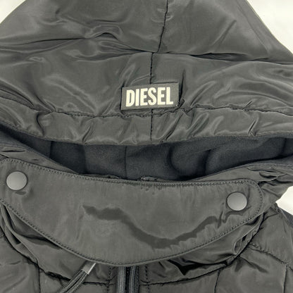 DIESEL ディーゼル A00689-J-LINES-0BAXF ジップアップ中綿フーディ ジャケット