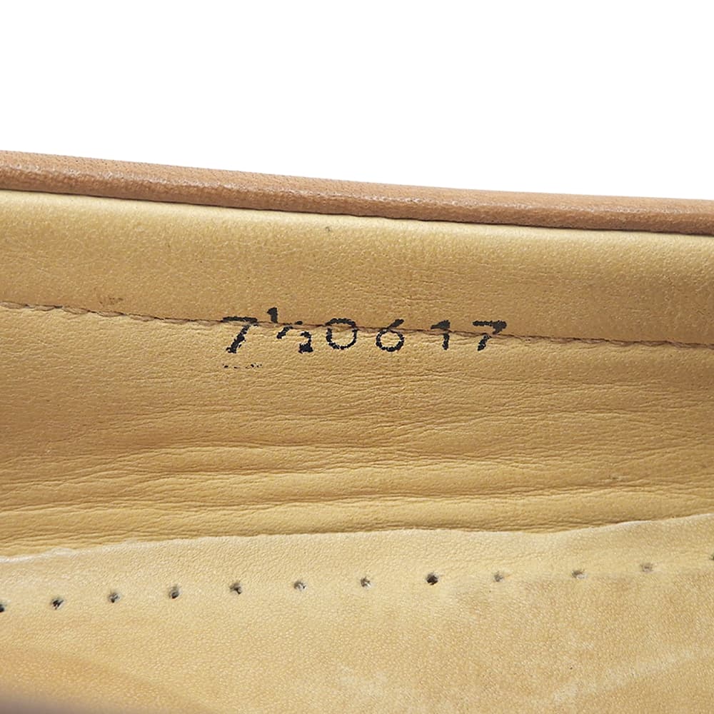Paraboot パラブーツ 美品 CORAUXコロー モカシン コインローファー シューズ メンズ ブラウン 7 1/2 シューズ
