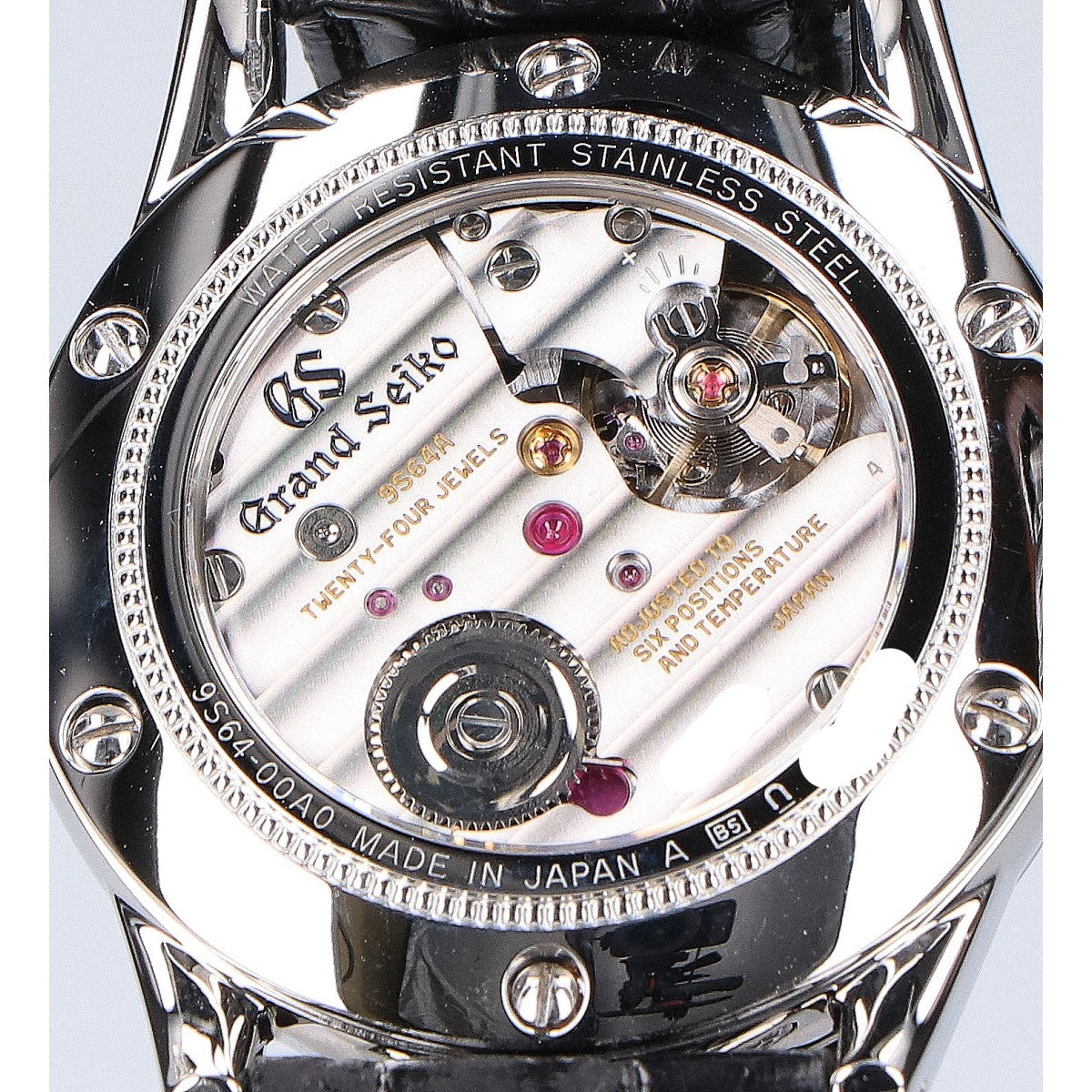 GrandSeiko グランドセイコー 仕上げ済み SBGW031 シースルーバック 手巻き 腕時計