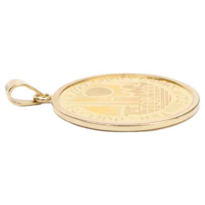 QVC QVC 新品未使用 24K x 18K 2020 TOKYO コイン 1/10oz ペンダントトップ