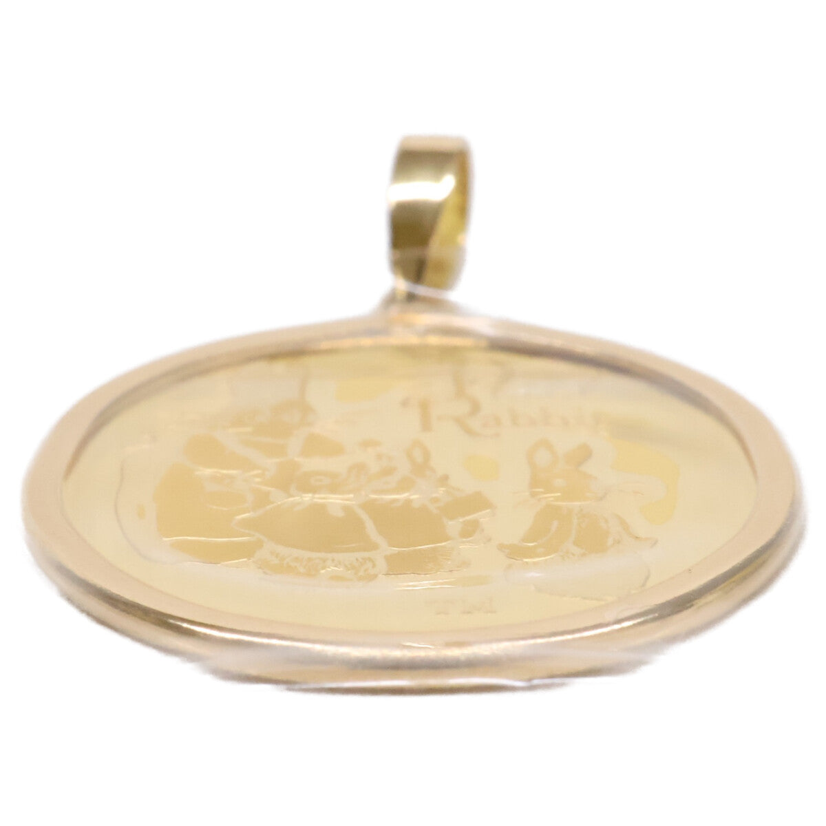 QVC QVC 新品未使用 K24 x K18 2024ピーターラビット コイン メダル 1/10oz ペンダントトップ