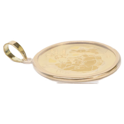QVC QVC 新品未使用 K24 x K18 2024ピーターラビット コイン メダル 1/10oz ペンダントトップ