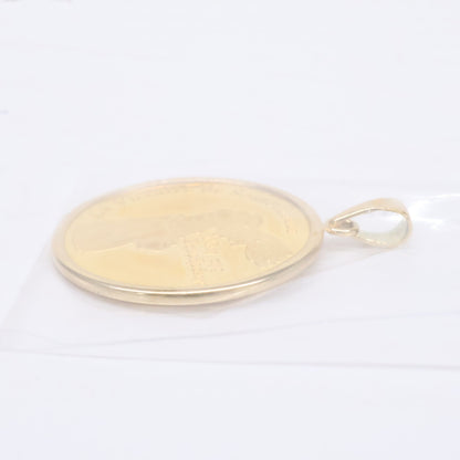 QVC QVC 新品未使用 K24xK18 ミロのヴィーナス＆サモトラケのニケ コイン メダル 1/10oz ペンダントトップ