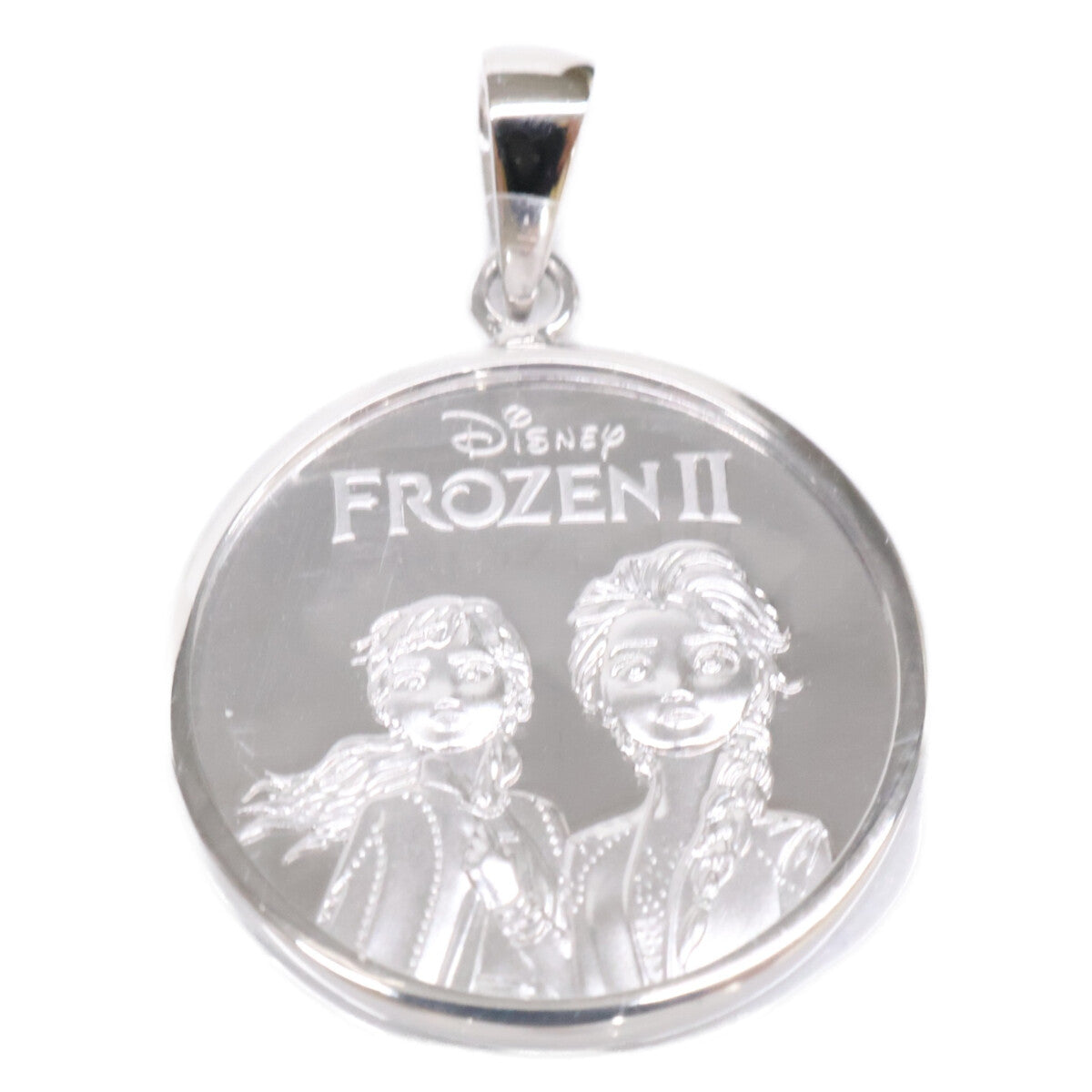 Pt1000 Pt1000 新品未使用 Pt999.9 x Pt900 アナと雪の女王Ⅱ純メダルペンダントヘッド1/10oz ペンダントトップ