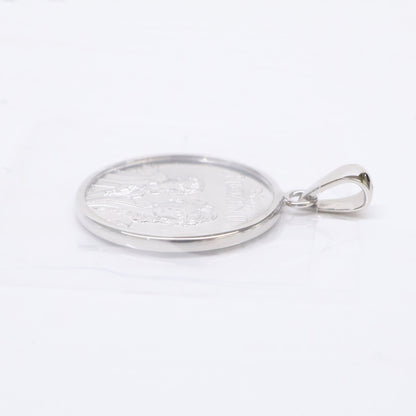 Pt1000 Pt1000 新品未使用 Pt999.9 x Pt900 アナと雪の女王Ⅱ純メダルペンダントヘッド1/10oz ペンダントトップ
