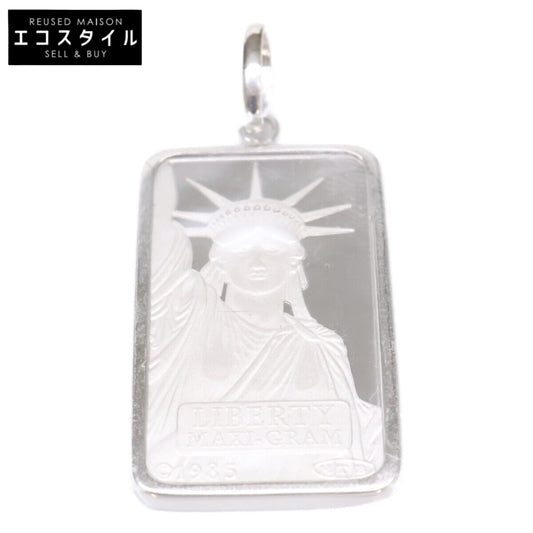QVC QVC 新品同様 Pt1000 x Pt900 リバティプレート ペンダントトップ