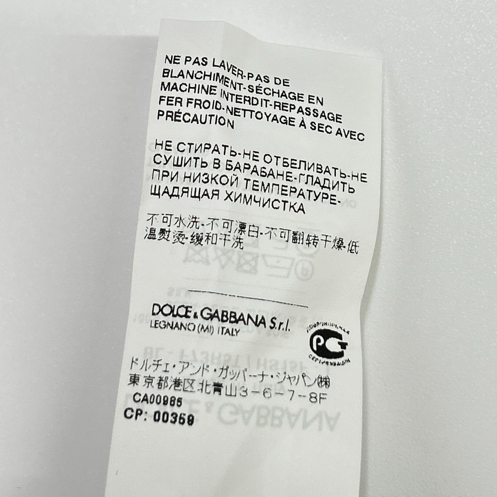 DOLCE&GABBANA ドルチェアンドガッバーナ F73R5T/HS15F フラワープリントシルクブラウス トップス