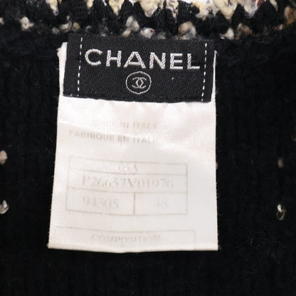CHANEL シャネル 05AW P26657V01976 ジップアップ ツイード ノーカラージャケット ジャケット