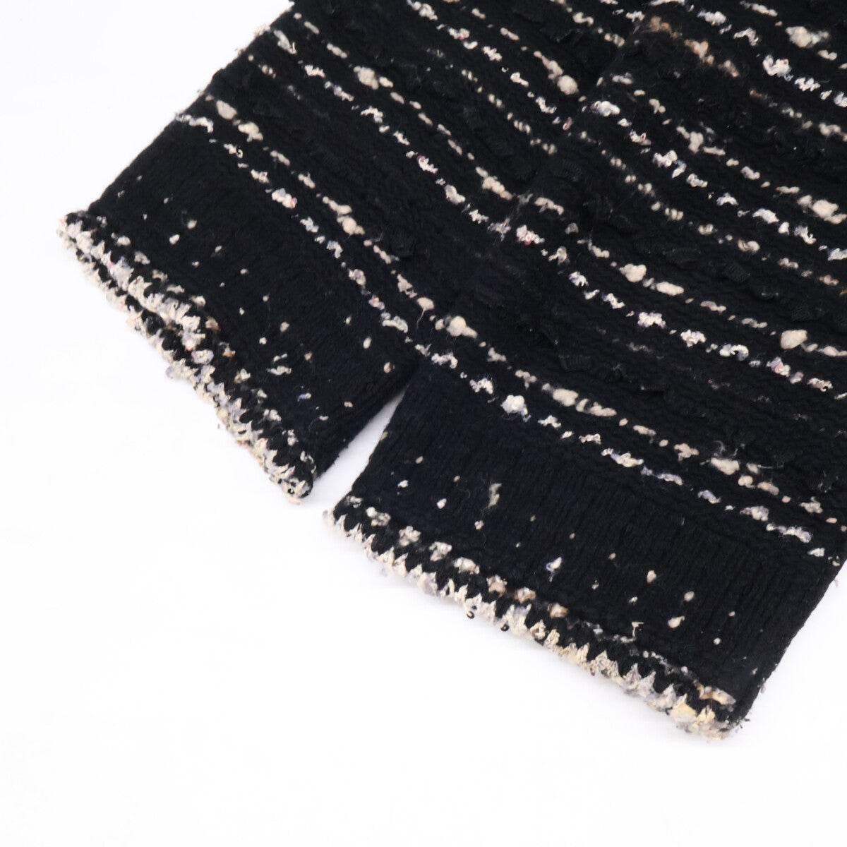 CHANEL シャネル 05AW P26657V01976 ジップアップ ツイード ノーカラージャケット ジャケット