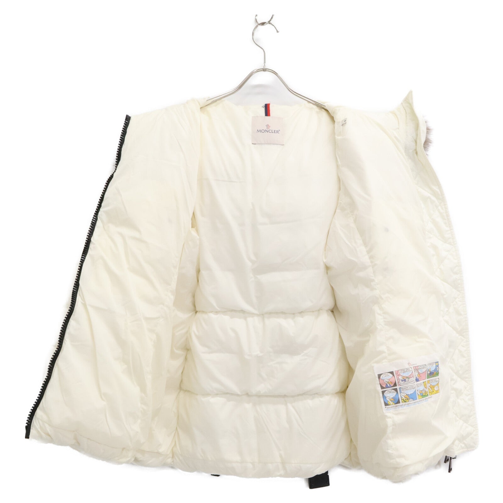 MONCLER モンクレール 【美品】CLION クリオン ベルト/ファー付 フーディダウンジャケット ジャケット