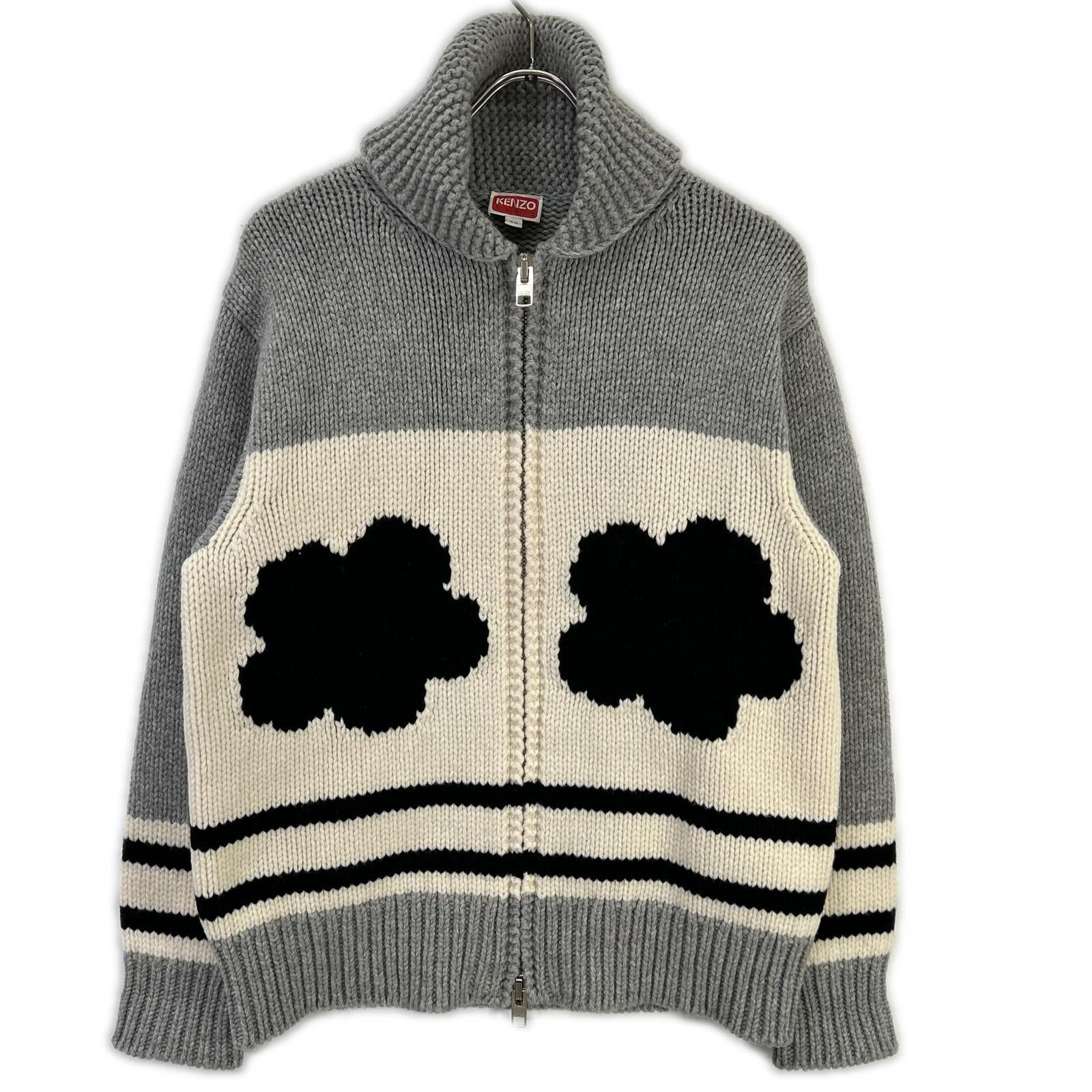 KENZO ケンゾー FC62CA3233BD ボケフラワーカウチンニット トップス