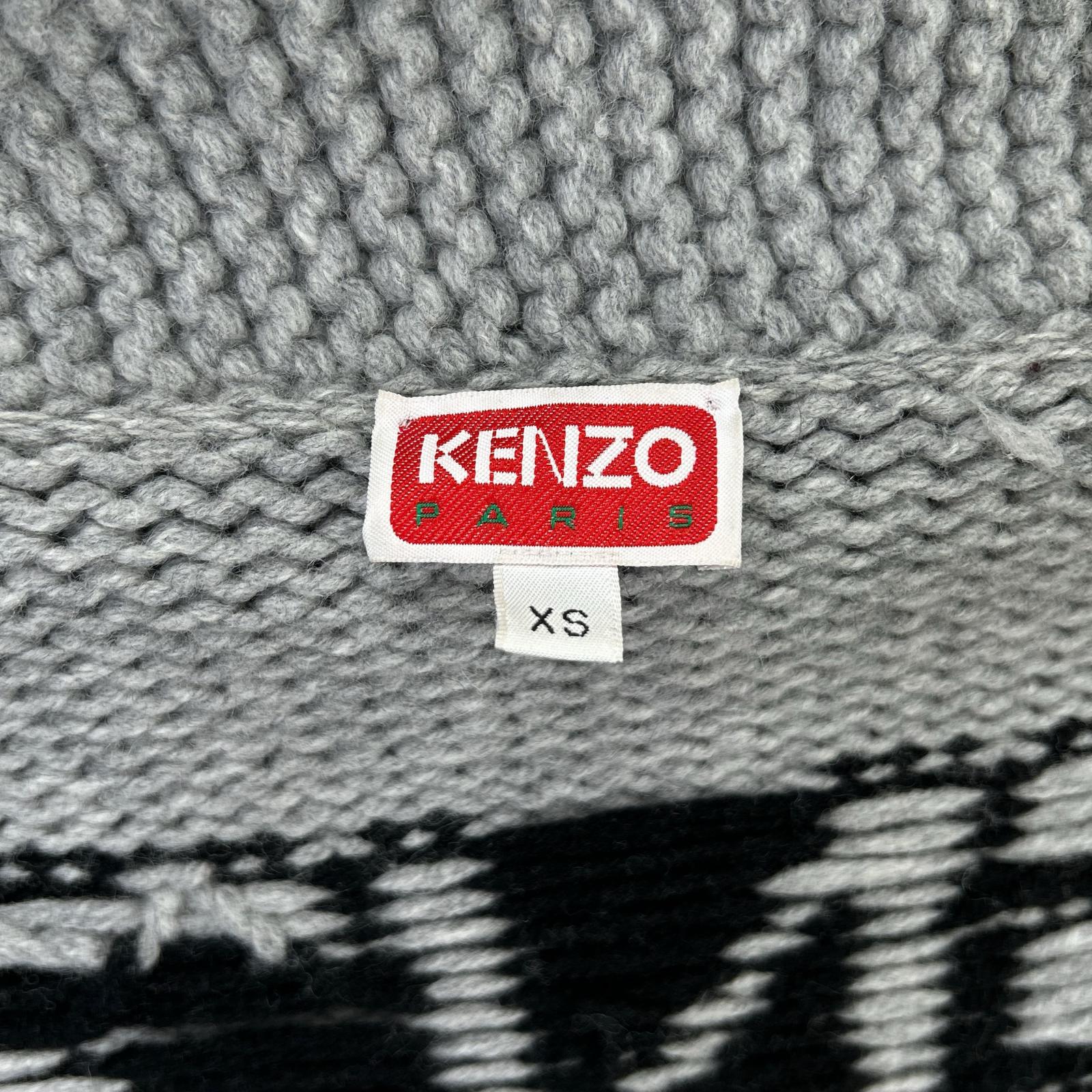 KENZO ケンゾー FC62CA3233BD ボケフラワーカウチンニット トップス
