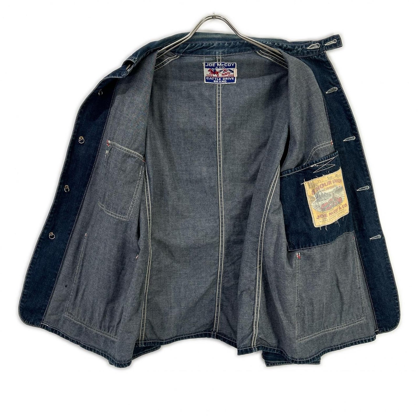 JOE MCCOY ジョーマッコイ 旧リアルマッコイズ Lot.710 8HOURUNION デニムカバーオール ジャケット