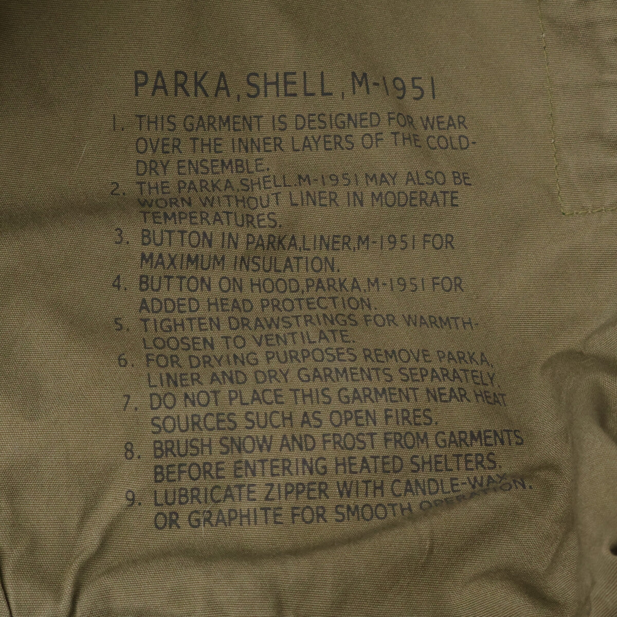 THE REAL MCCOY'S ザリアルマッコイズ MJ22003 PARKA SHELL M-1951 モッズ コート