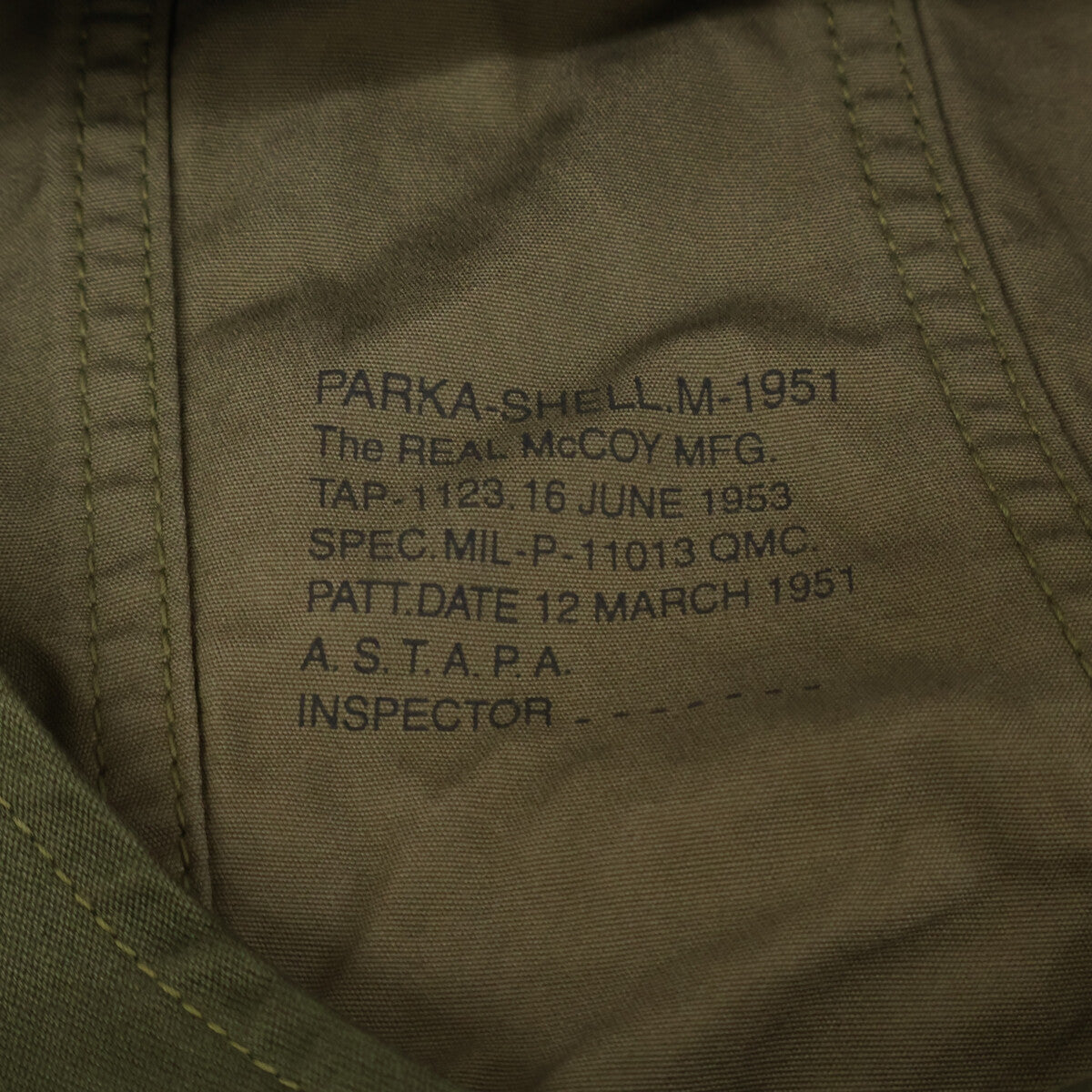 THE REAL MCCOY'S ザリアルマッコイズ MJ22003 PARKA SHELL M-1951 モッズ コート