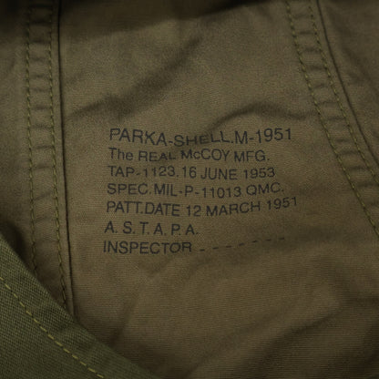 THE REAL MCCOY'S ザリアルマッコイズ MJ22003 PARKA SHELL M-1951 モッズ コート