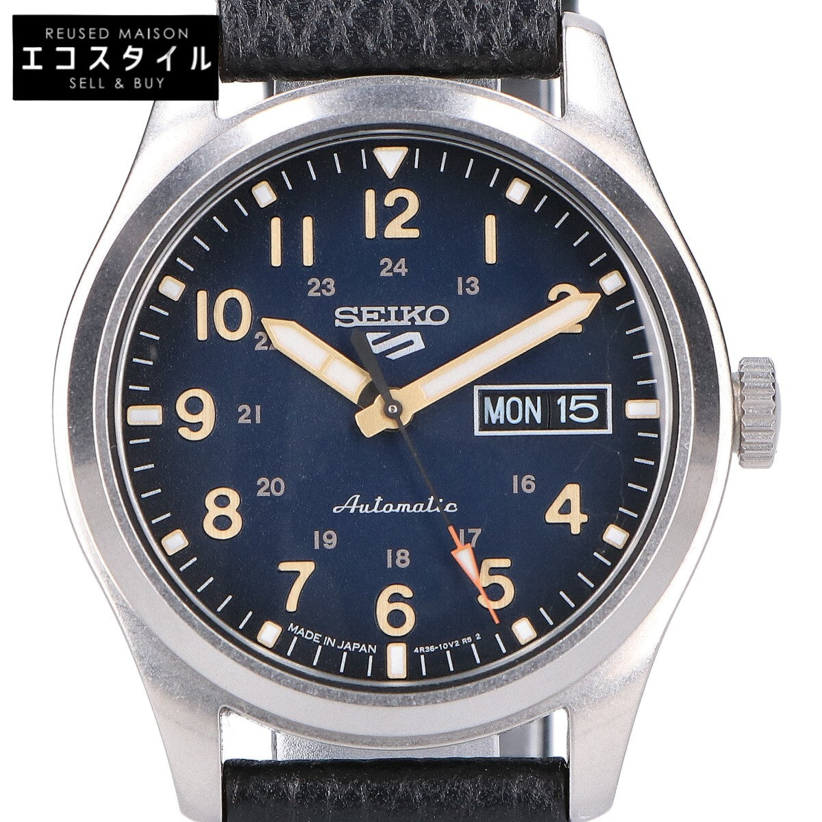 SEIKO セイコー SBSA119 4R36 5スポーツ Field series シースルーバック 自動巻き 腕時計