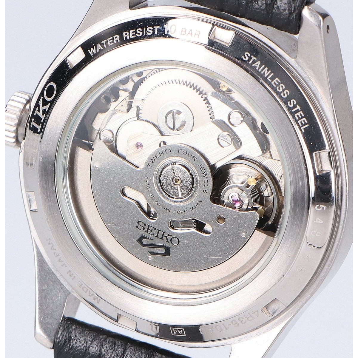 SEIKO セイコー SBSA119 4R36 5スポーツ Field series シースルーバック 自動巻き 腕時計