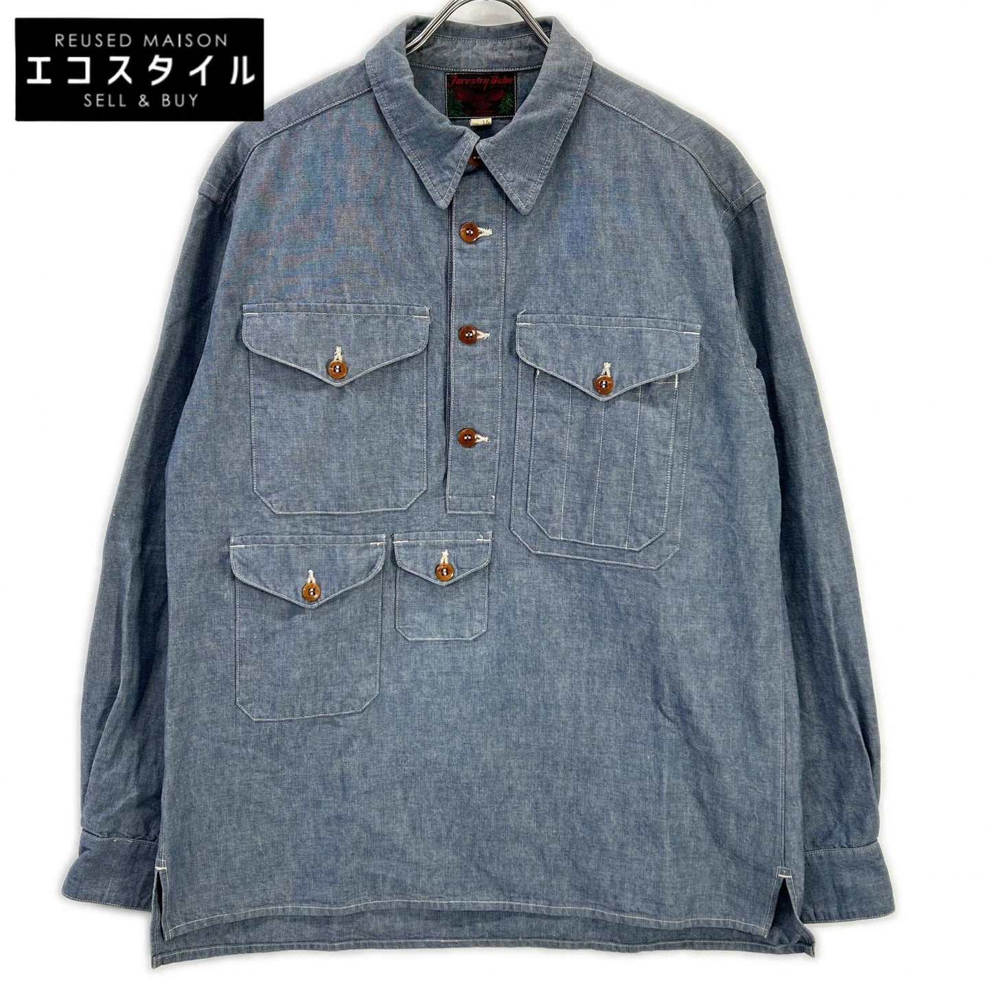 FREEWHEELERS フリーホイーラーズ TIMBERMAN デニムアウトドアシャツ トップス