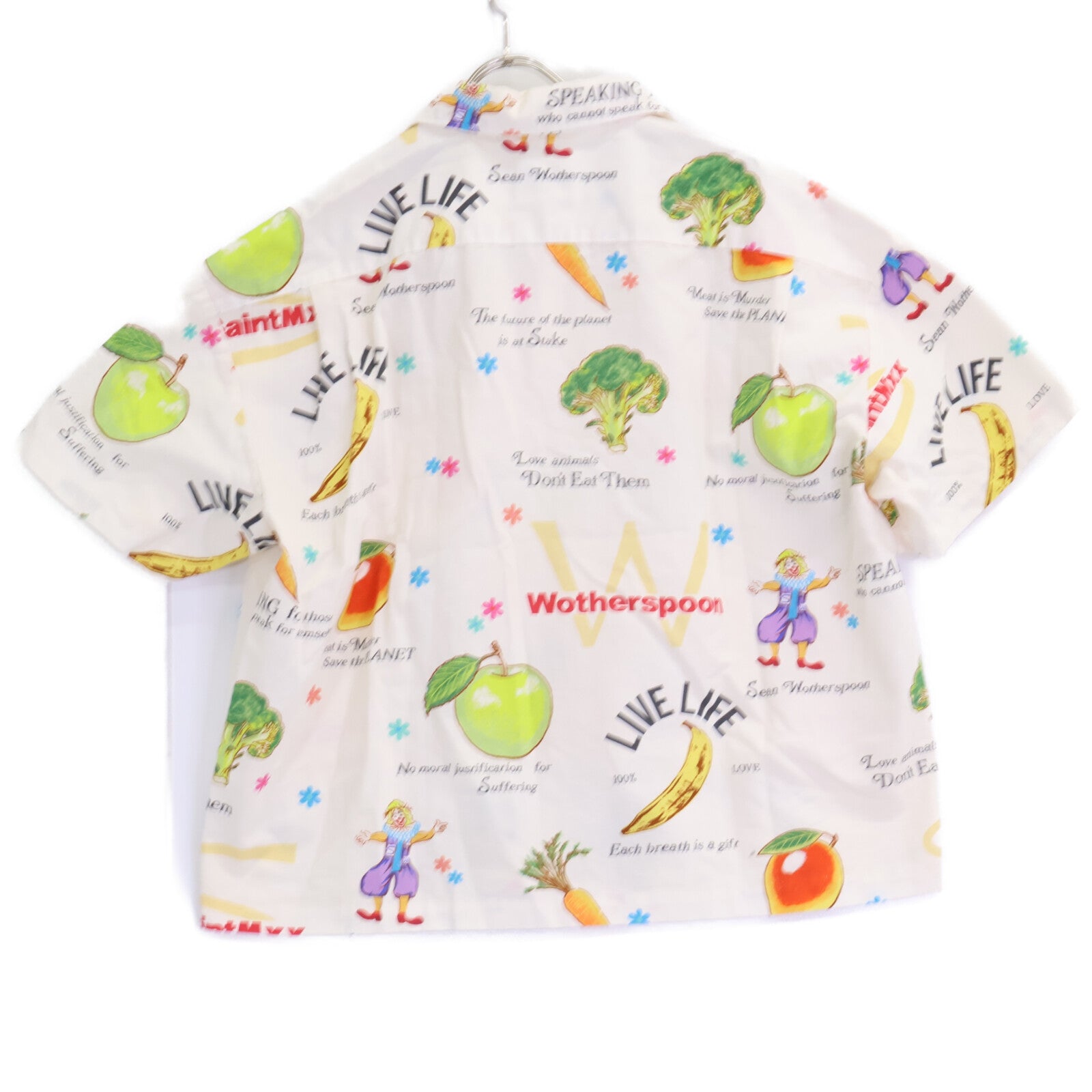 SAINT MICHAEL セントマイケル ｘSean Wotherspoon【新品同様/国内正規】SM-MK8-0000-C10 オープンカラー シャツ トップス