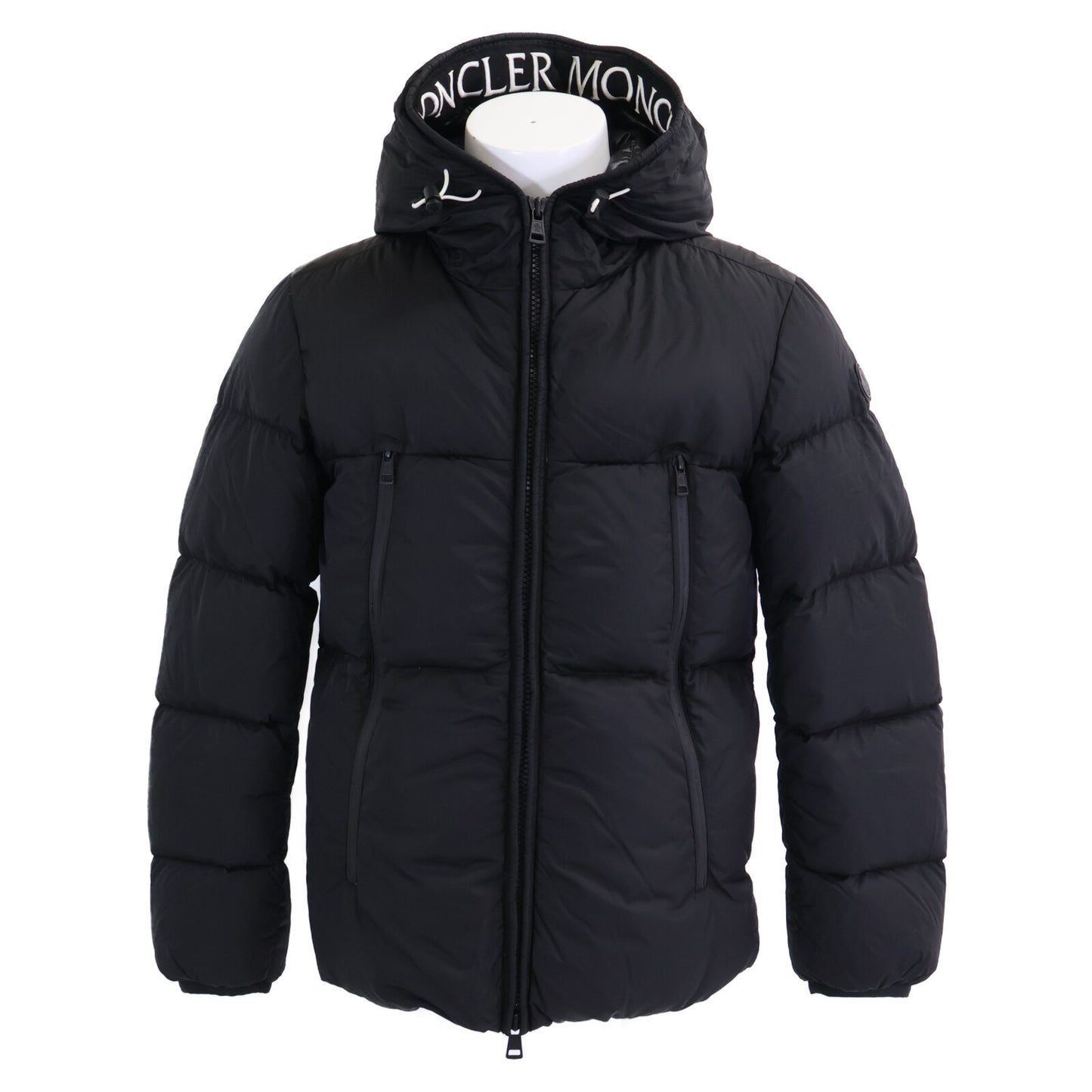 MONCLER モンクレール 【美品】MONTCLA モンクラ 内側ロゴ刺繍グログランテープ フーディダウンジャケット ジャケット