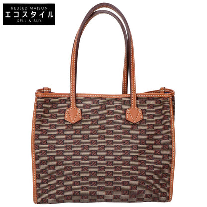 MOREAU PARIS モローパリ 【美品】セレスタン ジャカード/レザー トートバッグ