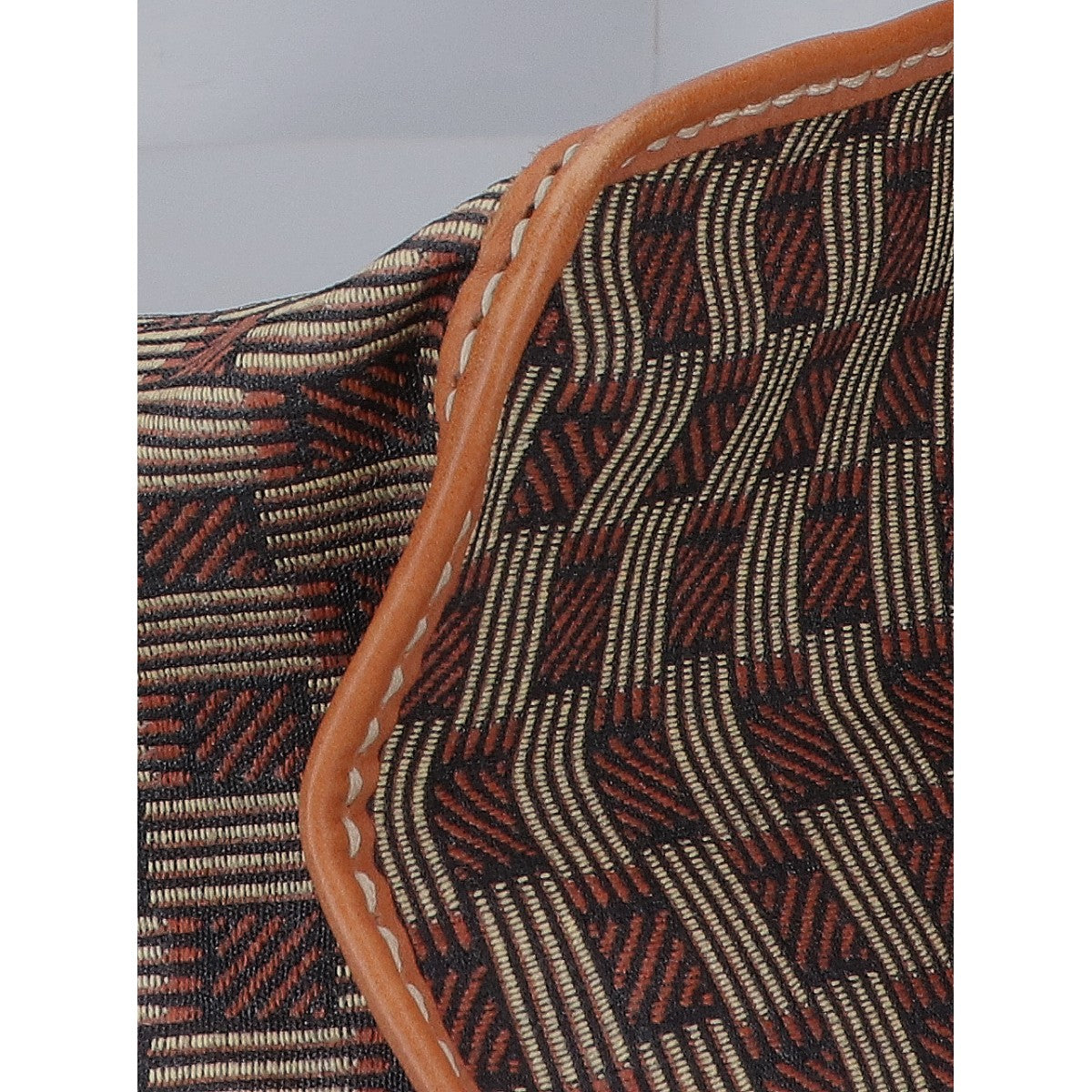 MOREAU PARIS モローパリ 【美品】セレスタン ジャカード/レザー トートバッグ