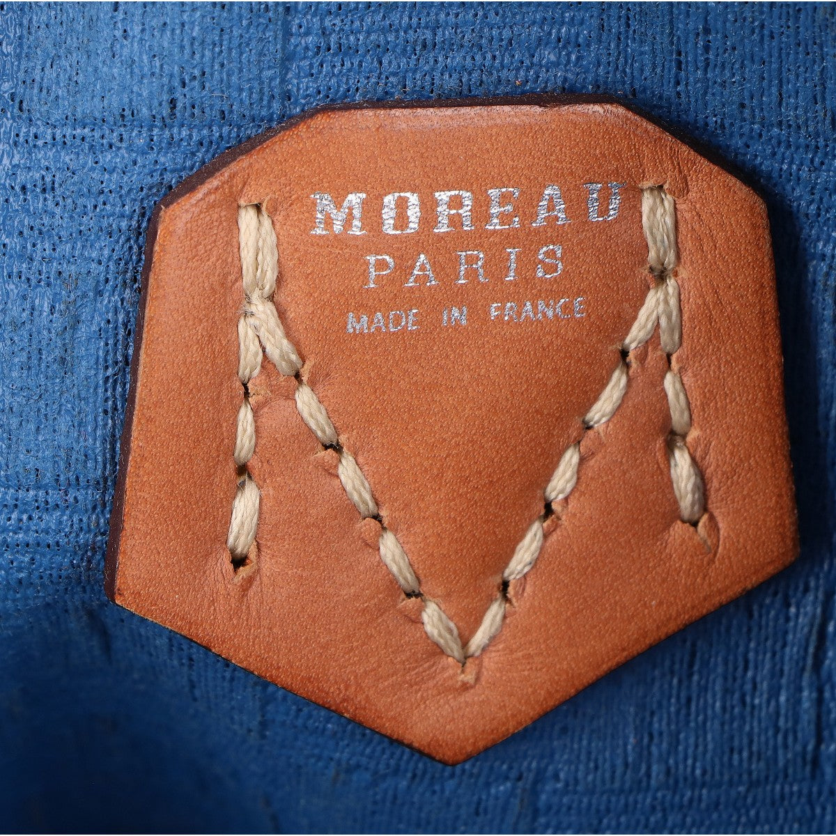 MOREAU PARIS モローパリ 【美品】セレスタン ジャカード/レザー トートバッグ