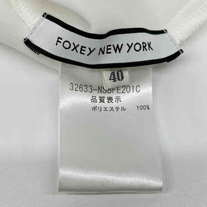 FOXEY NEW YORK フォクシーニューヨーク 32633 ホワイト パリジェンヌノリーブトップス トップス