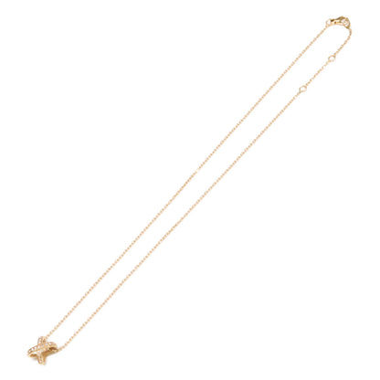 CHAUMET ショーメ 美品 082216 750PG ジュ ドゥ リアン ダイヤモンド ネックレス