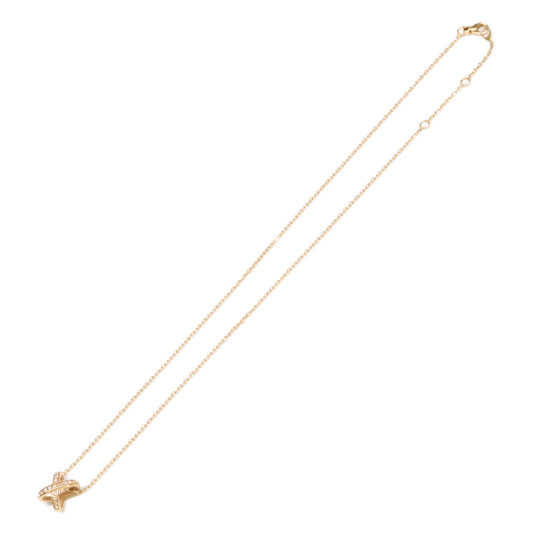 CHAUMET ショーメ 美品 082216 750PG ジュ ドゥ リアン ダイヤモンド ネックレス