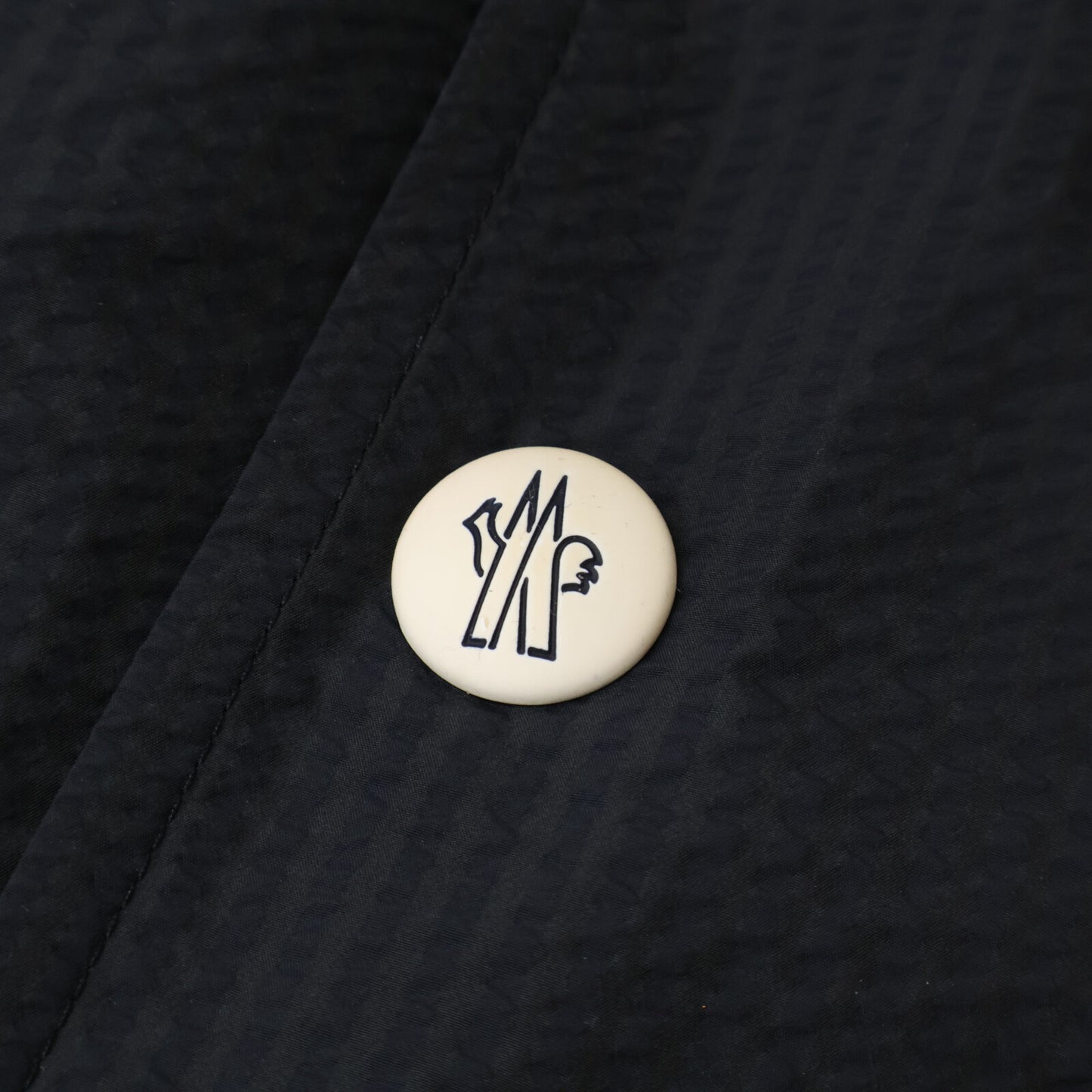 MONCLER モンクレール GAMME BLEU ガムブルー CHESTER シアサッカー フード付 コート