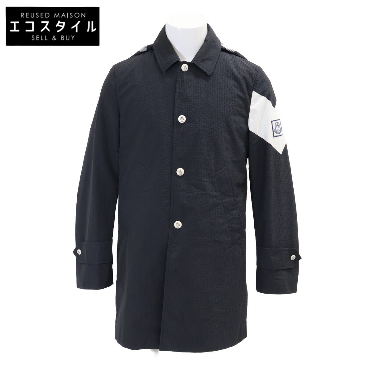 MONCLER モンクレール GAMME BLEU ガムブルー CHESTER シアサッカー フード付 コート