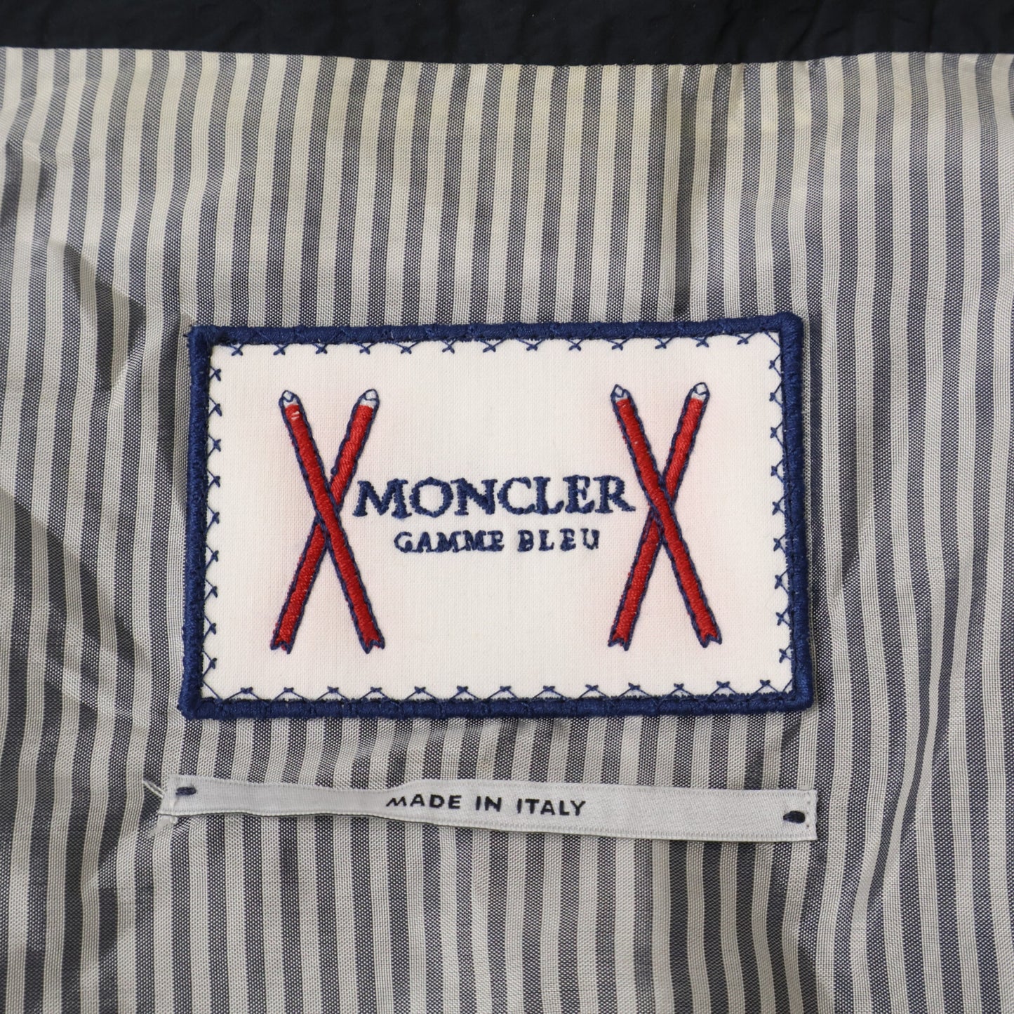 MONCLER モンクレール GAMME BLEU ガムブルー CHESTER シアサッカー フード付 コート