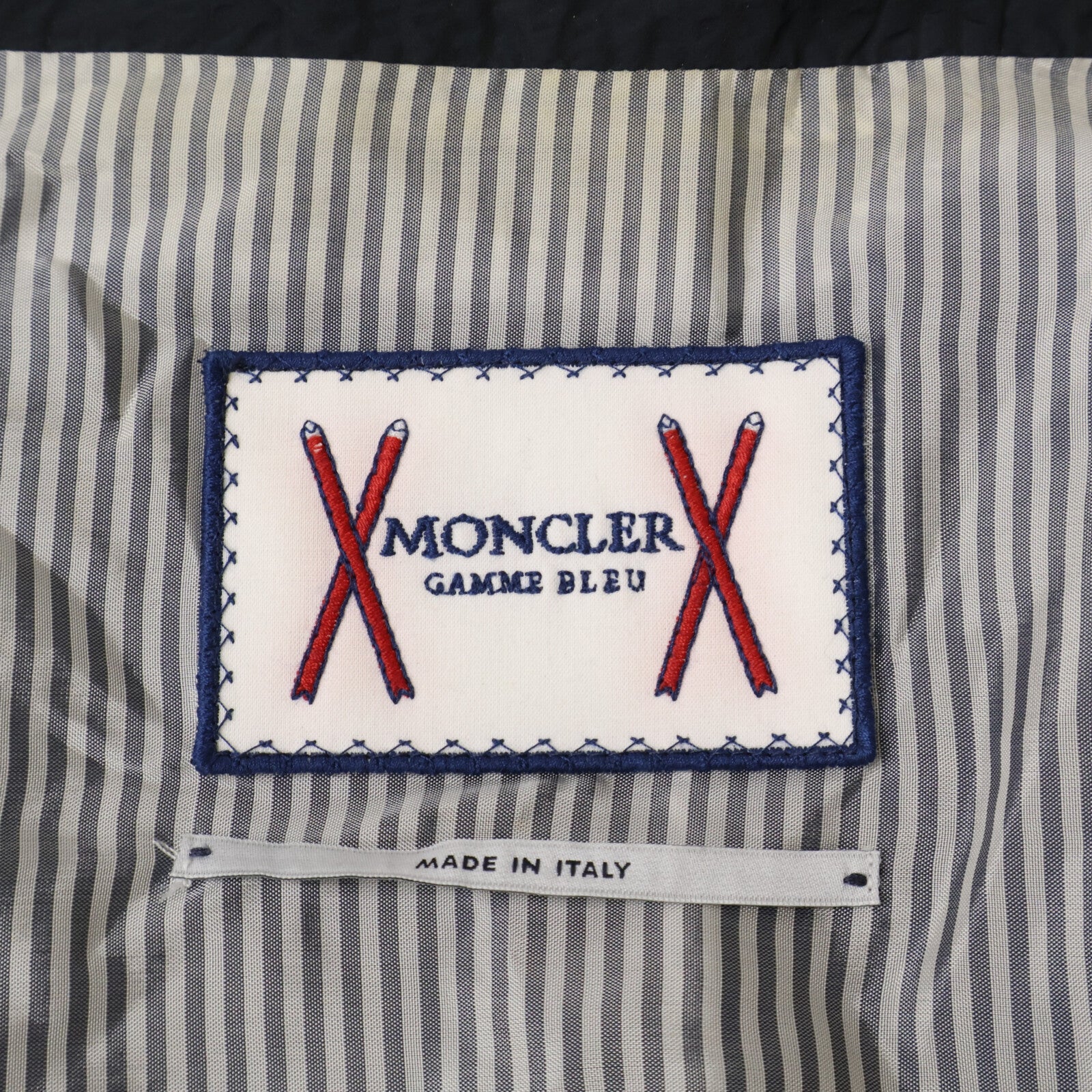 MONCLER モンクレール GAMME BLEU ガムブルー CHESTER シアサッカー フード付 コート