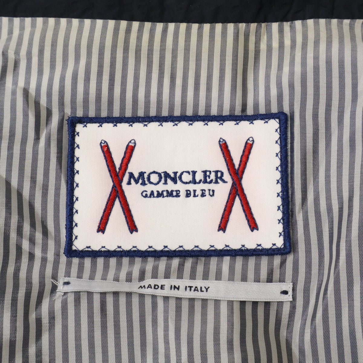 MONCLER モンクレール GAMME BLEU ガムブルー CHESTER シアサッカー フード付 コート
