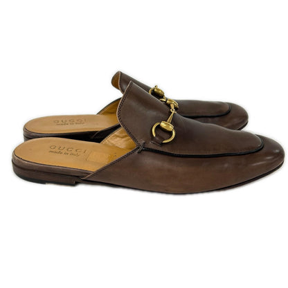 GUCCI グッチ 426219 プリンスタウン ホースビット レザー スリッパ シューズ