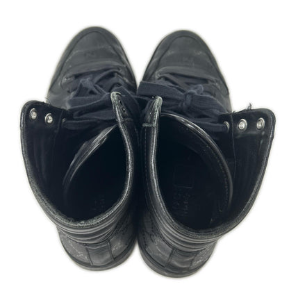 GUCCI グッチ 224778 GGインプリメ PVC×レザー ハイカットスニーカー シューズ