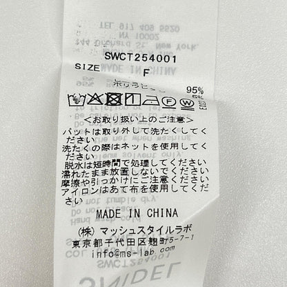 snidel スナイデル ×Chacott 25年製 SWCT254001 ピンク レースシアートップス トップス