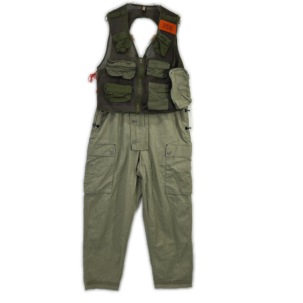 NIGEL CABOURN Nigel Cabourn ×Maison Mihara Yasuhiro 8040-39-50500 SURVIVAL DUNGAREE overalls all-in-one
